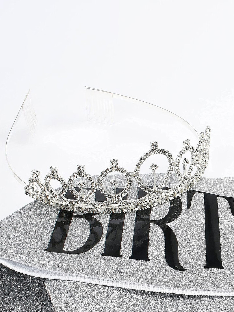 Shining Diva Fashion Women Set of 2 Tiara